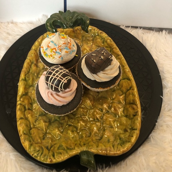 Vintage Pineapple Serving Dish Tray Trinkets - Picture 9 of 16